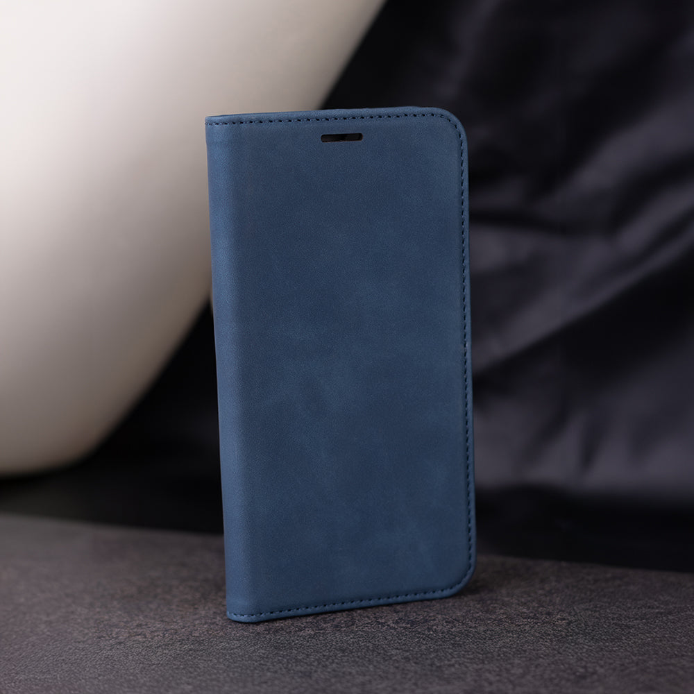 iPhone 7/8/SE Wallet Flip Cover m Kort – Blå