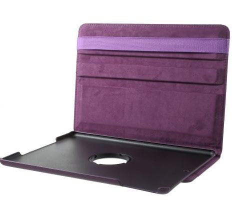 iPad Air / Air 2 / 9,7 Tablet Cover med 360° Stand – Lilla - billede 2