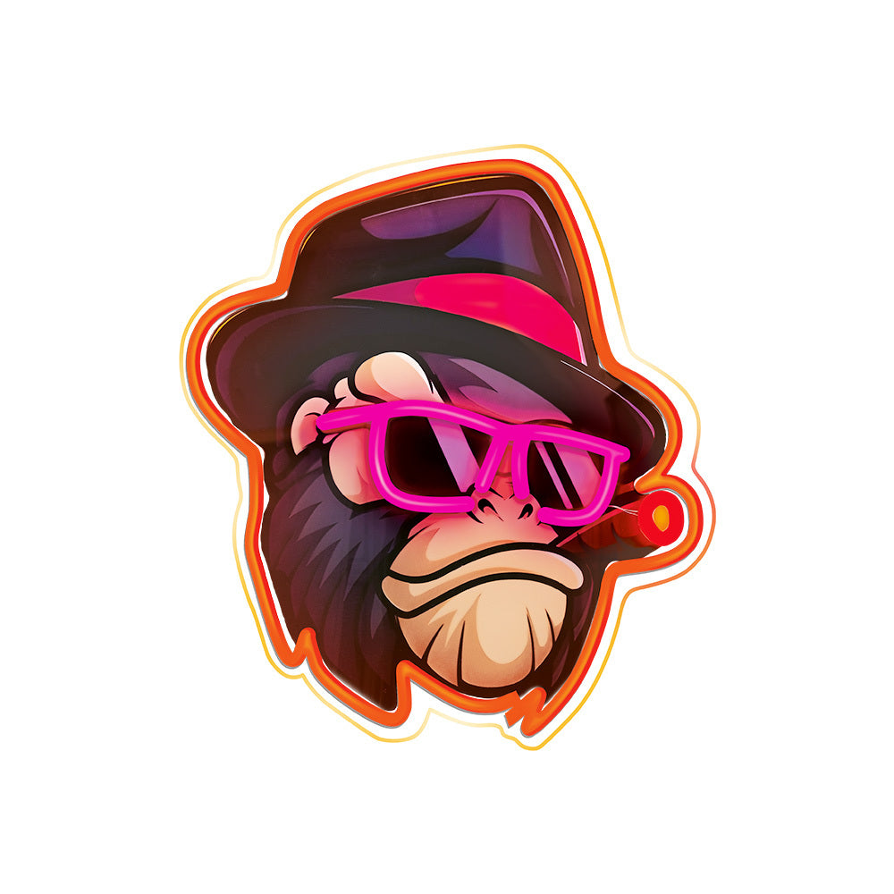 Neon Plexi LED Gangsta Monkey
