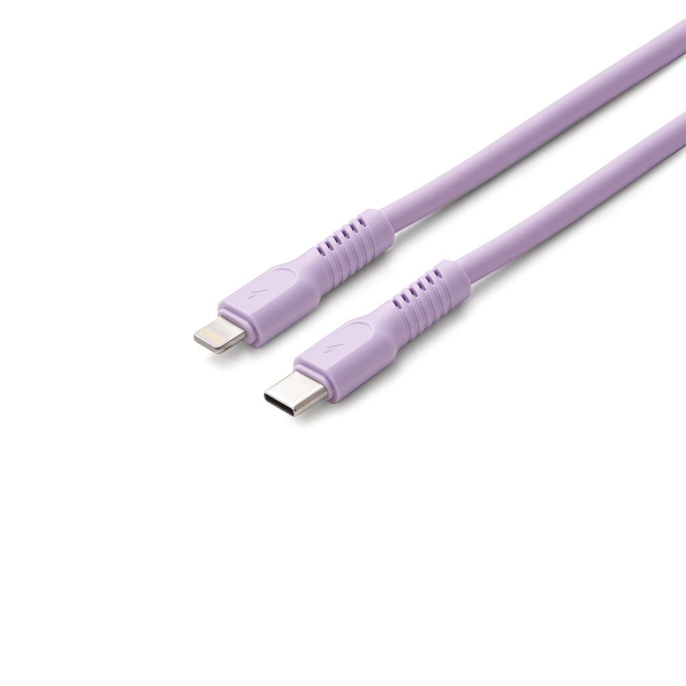 COLORUM Kabel  USB-C / Lightning    1,8Mtr. 2,4A  Lavendel