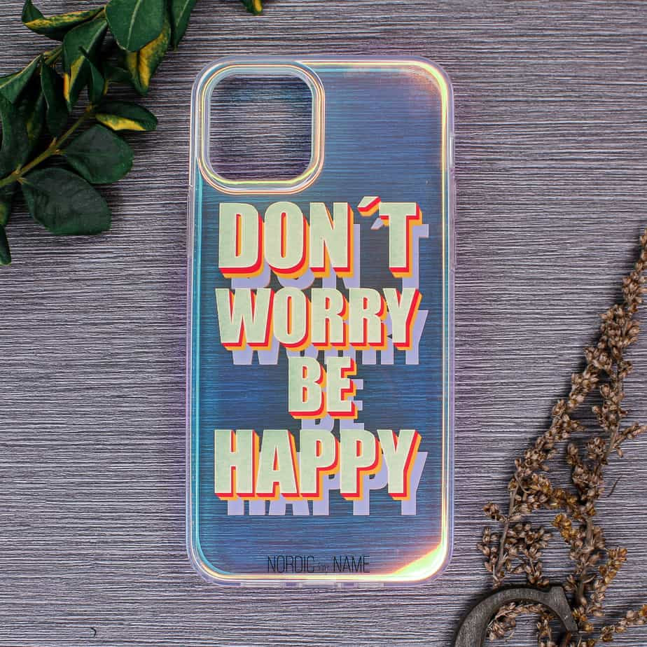 iPhone 12 Mini Cover Don't Worry – Transparent