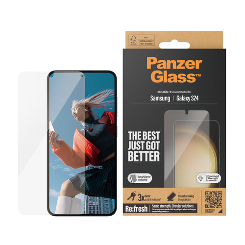 PG Screen Protector Galaxy S24 Ultra-Wide Fit wA