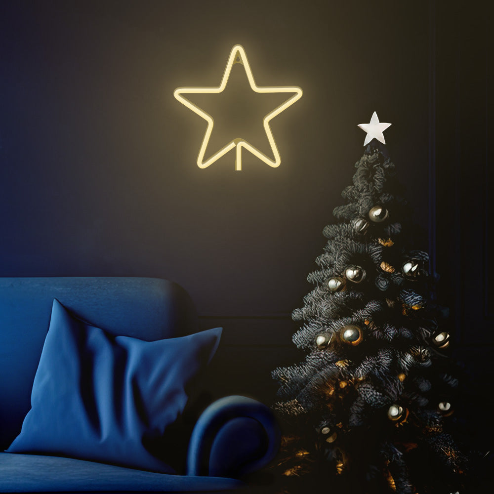 LED Christmas Pentastar
