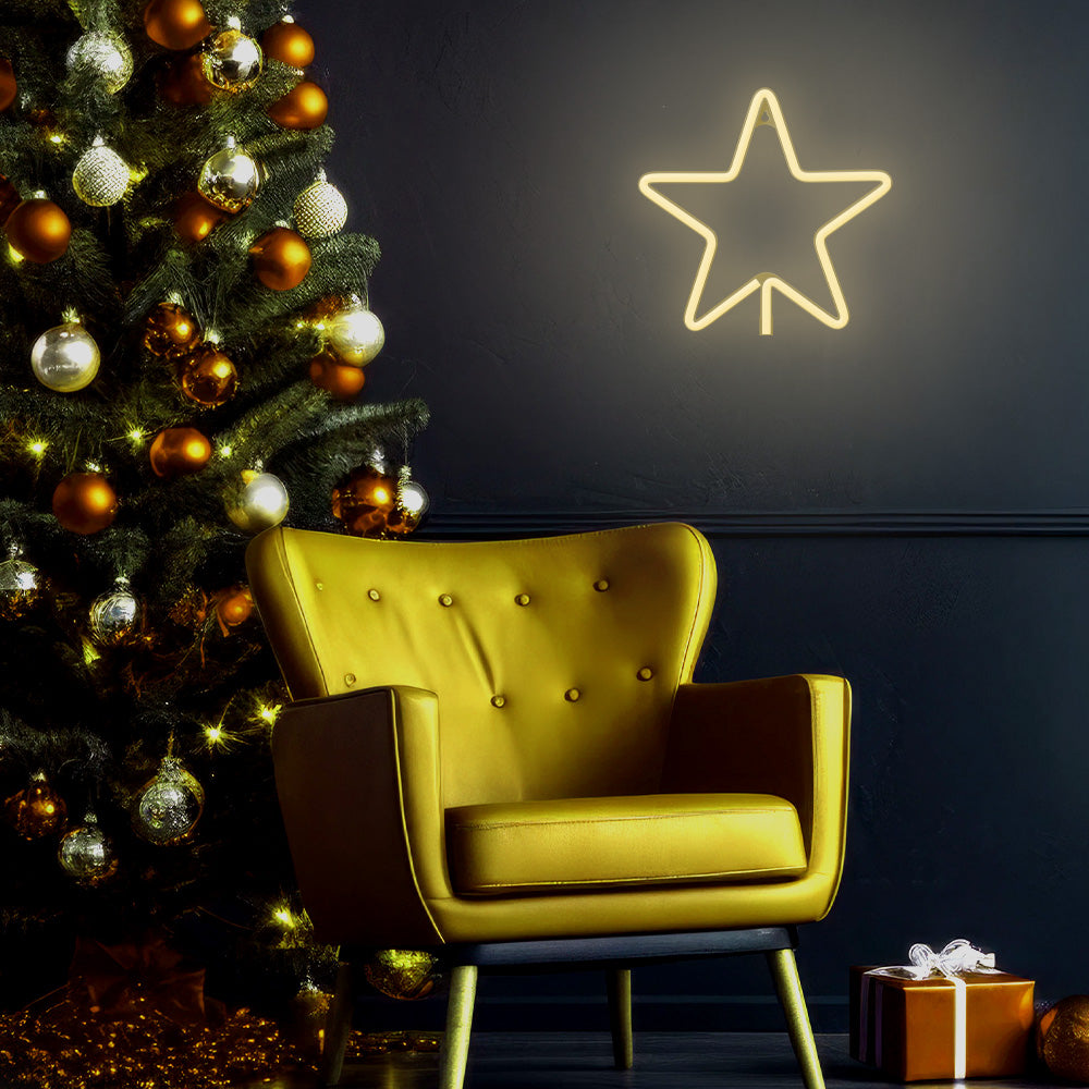 LED Christmas Pentastar