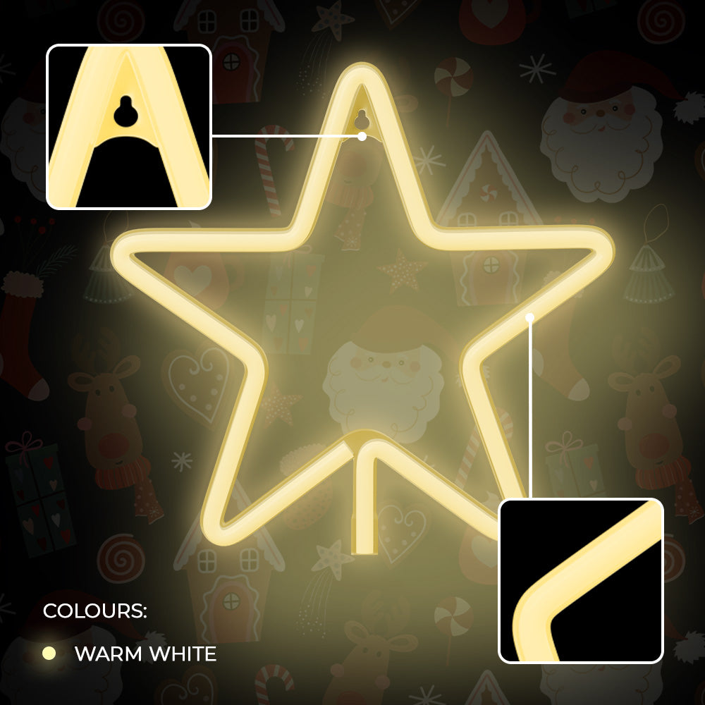 LED Christmas Pentastar
