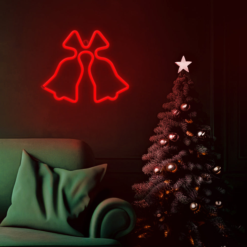 LED Juleklokker Rød