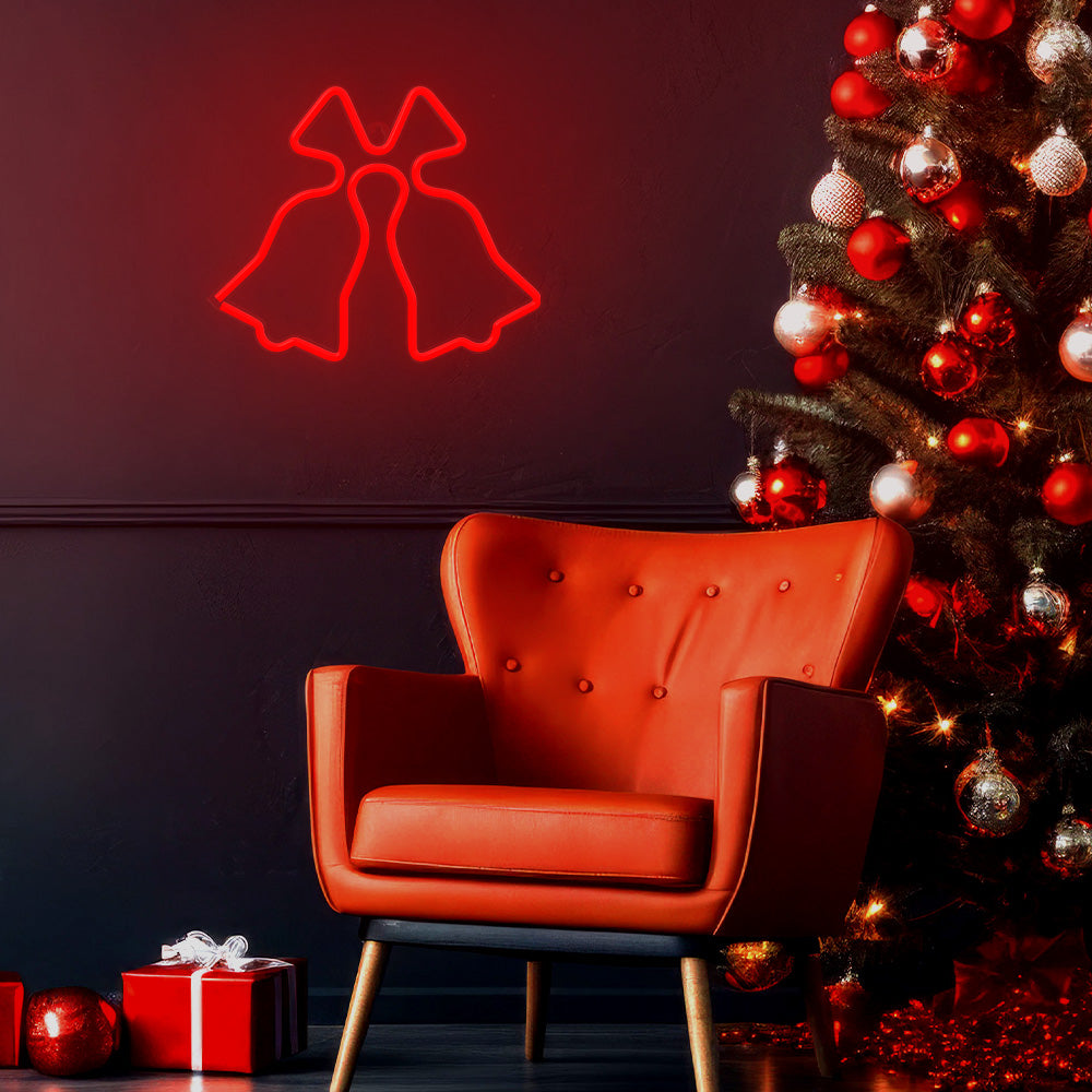 LED Juleklokker Rød