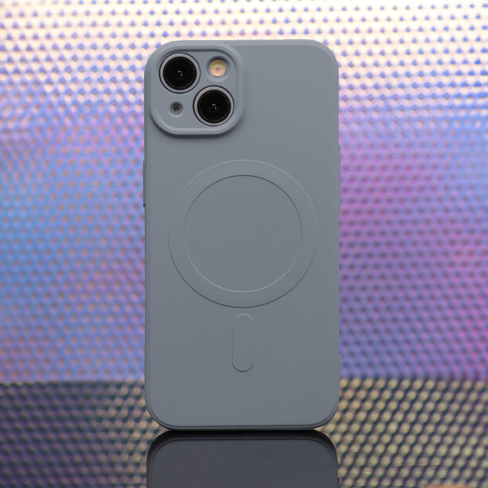 iPhone 15 Cover Simple Color Mag Simp Col Lysblå – Blå