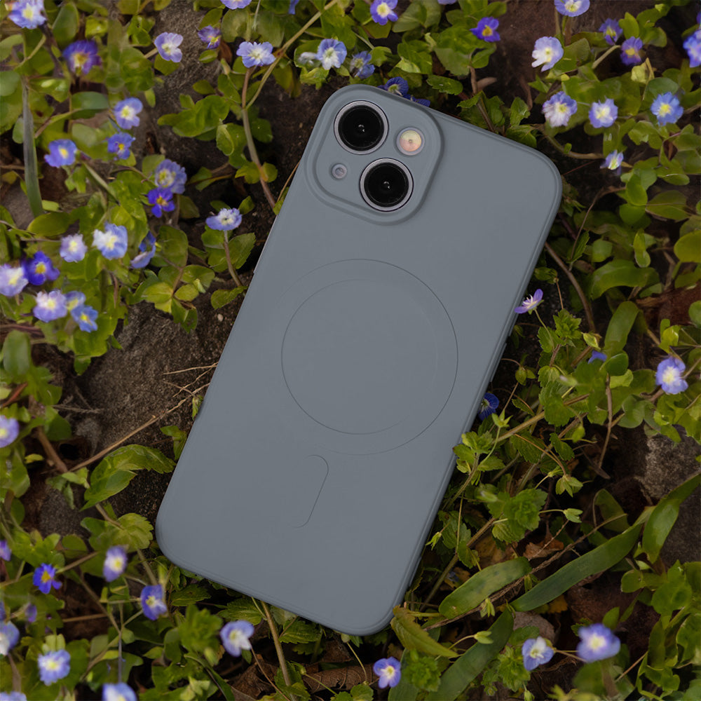iPhone 15 Cover Simple Color Mag Simp Col Lysblå – Blå