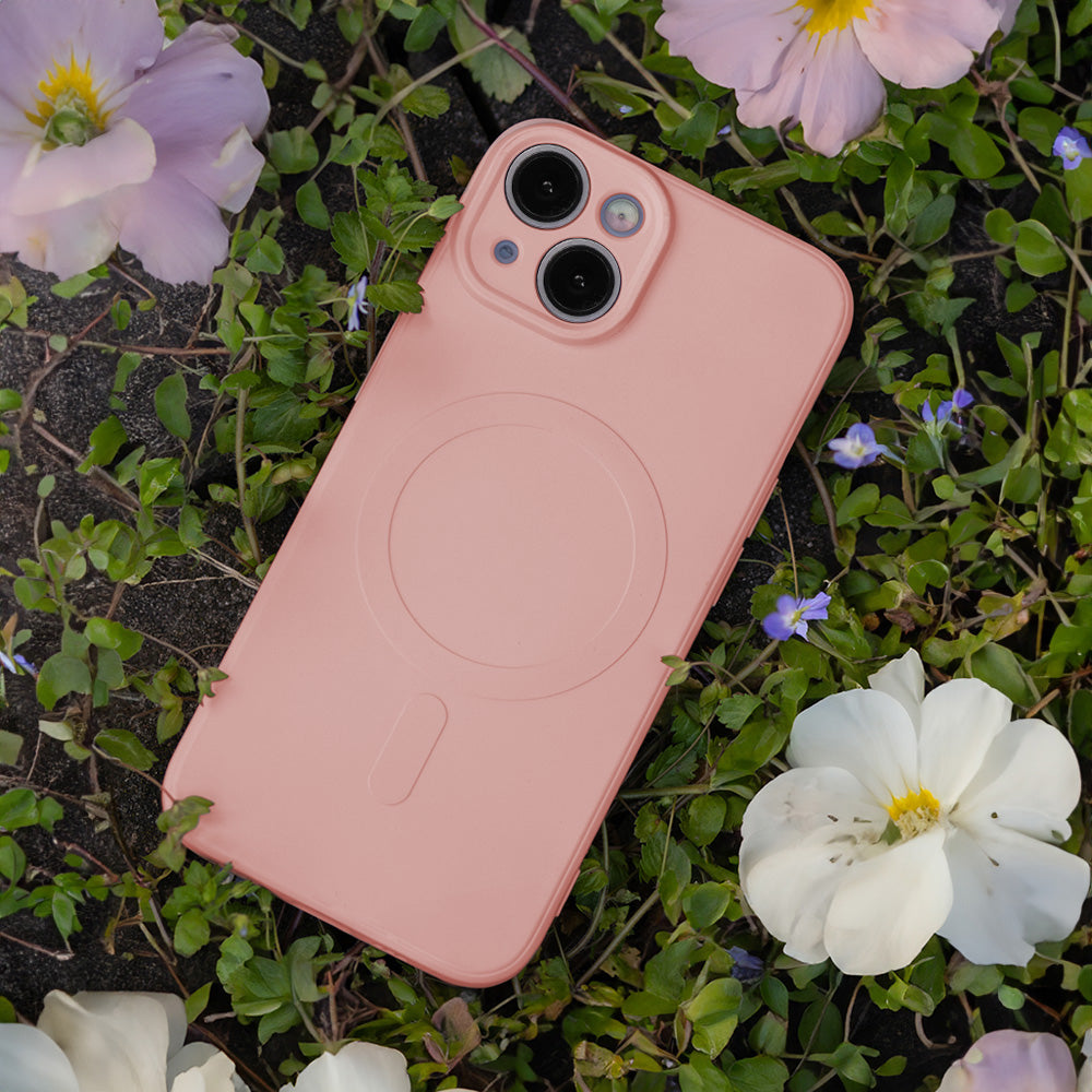 iPhone 15 Cover Simple Color Mag Simp Col – Pink