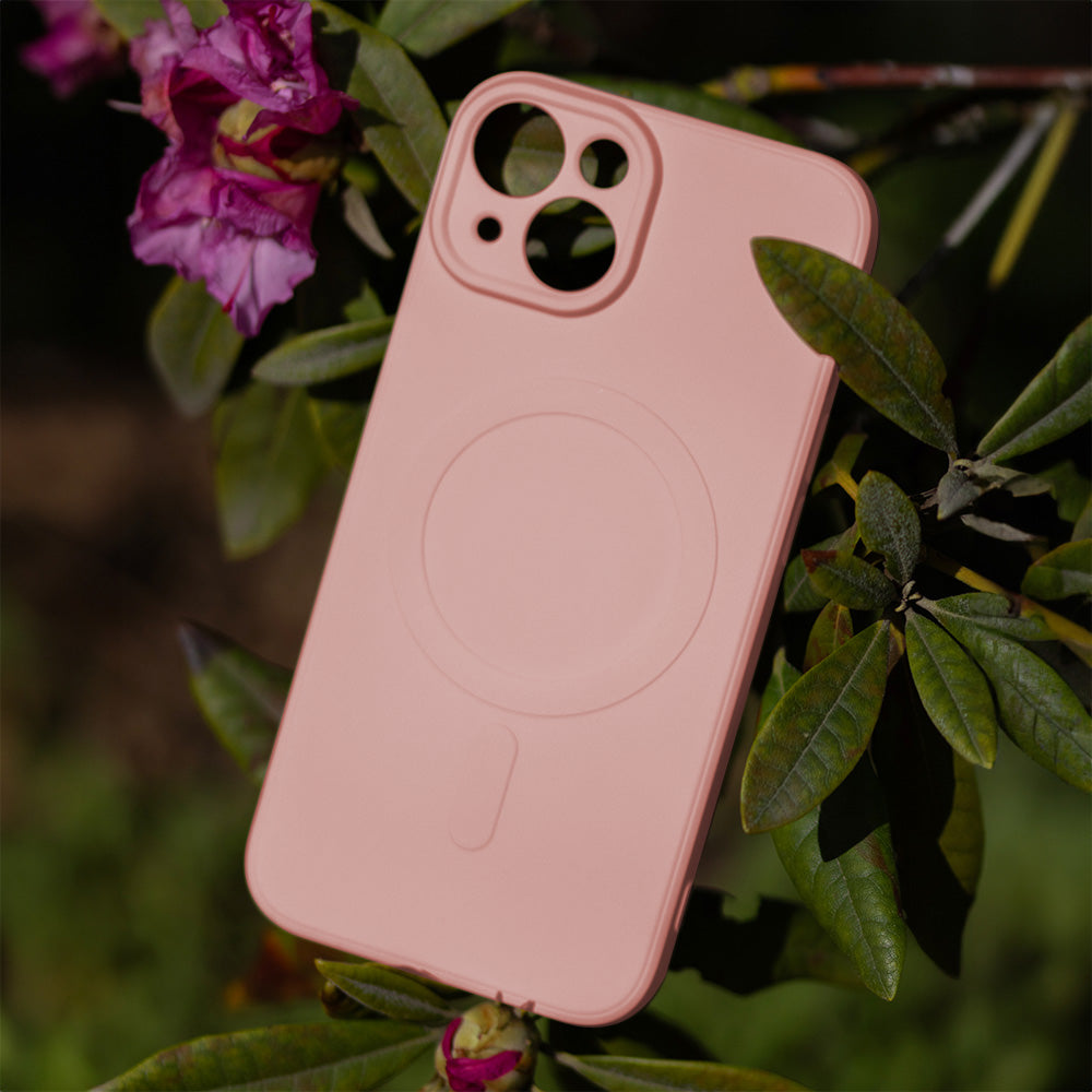 iPhone 15 Cover Simple Color Mag Simp Col – Pink