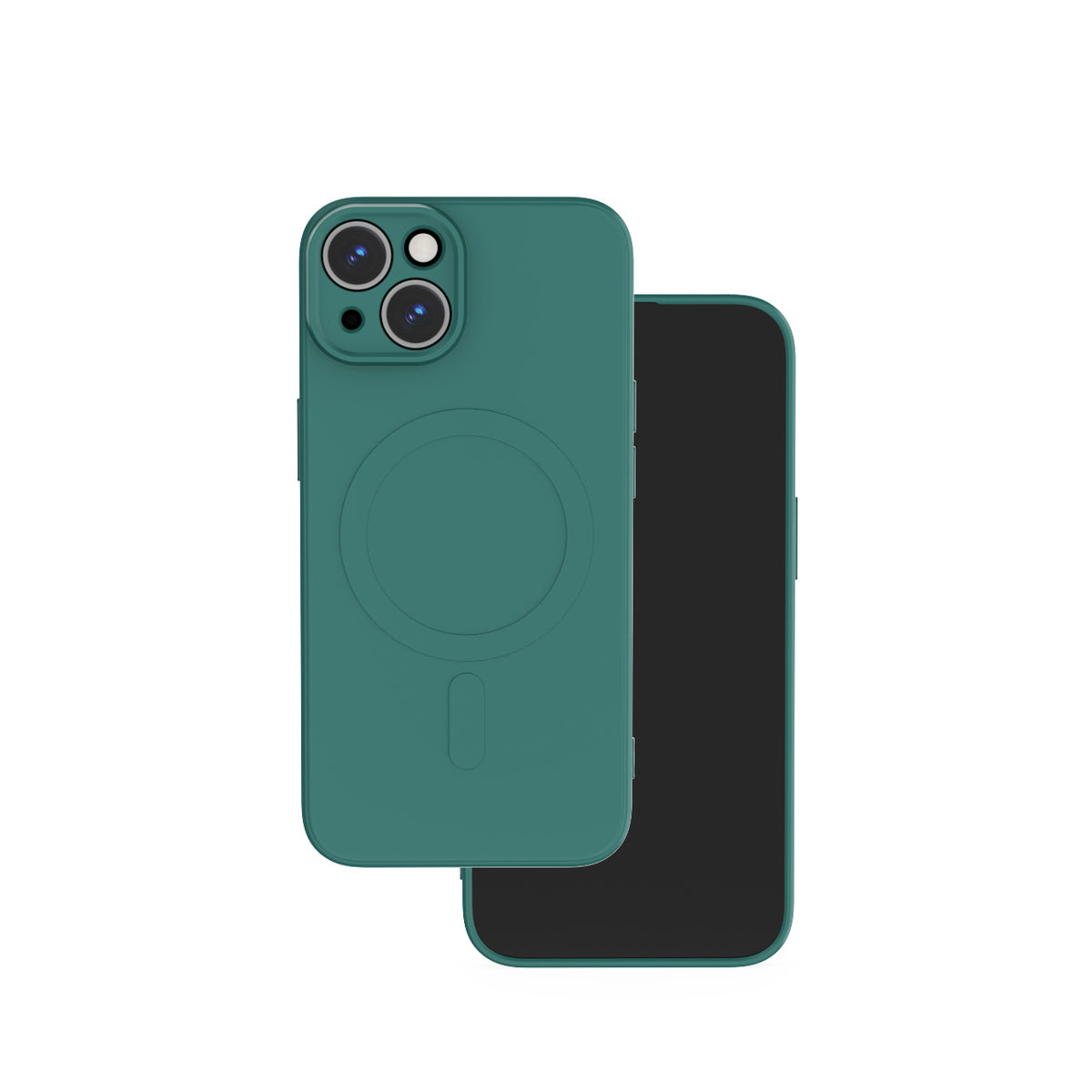 iPhone 16e / 17e MagSafe Cover Simple Color – Mørkegrøn