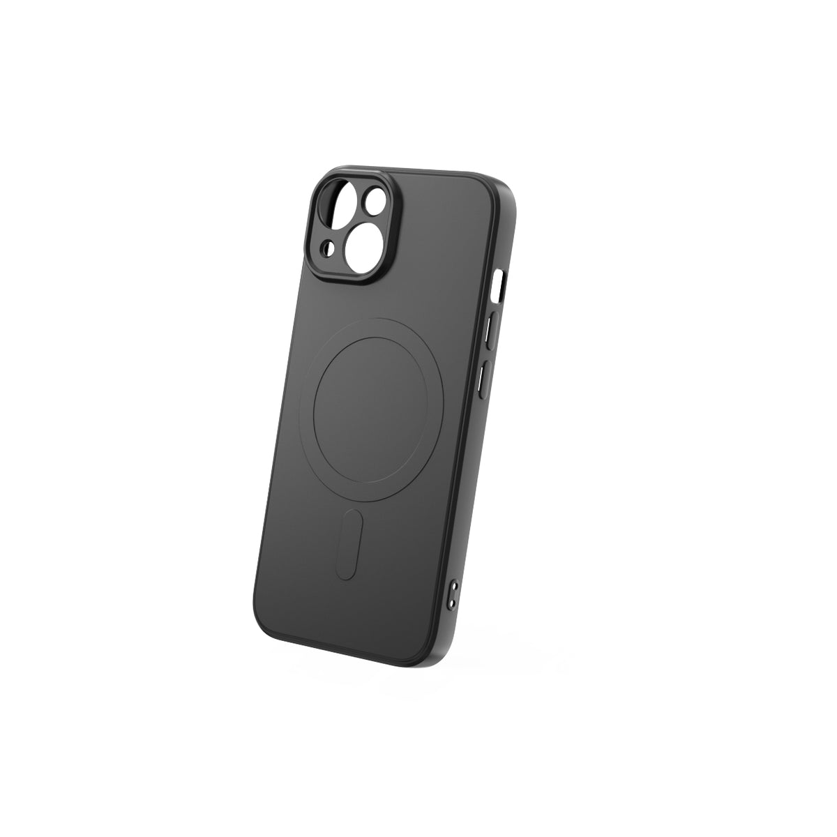 iPhone 15 Cover Simple Color Mag – Sort