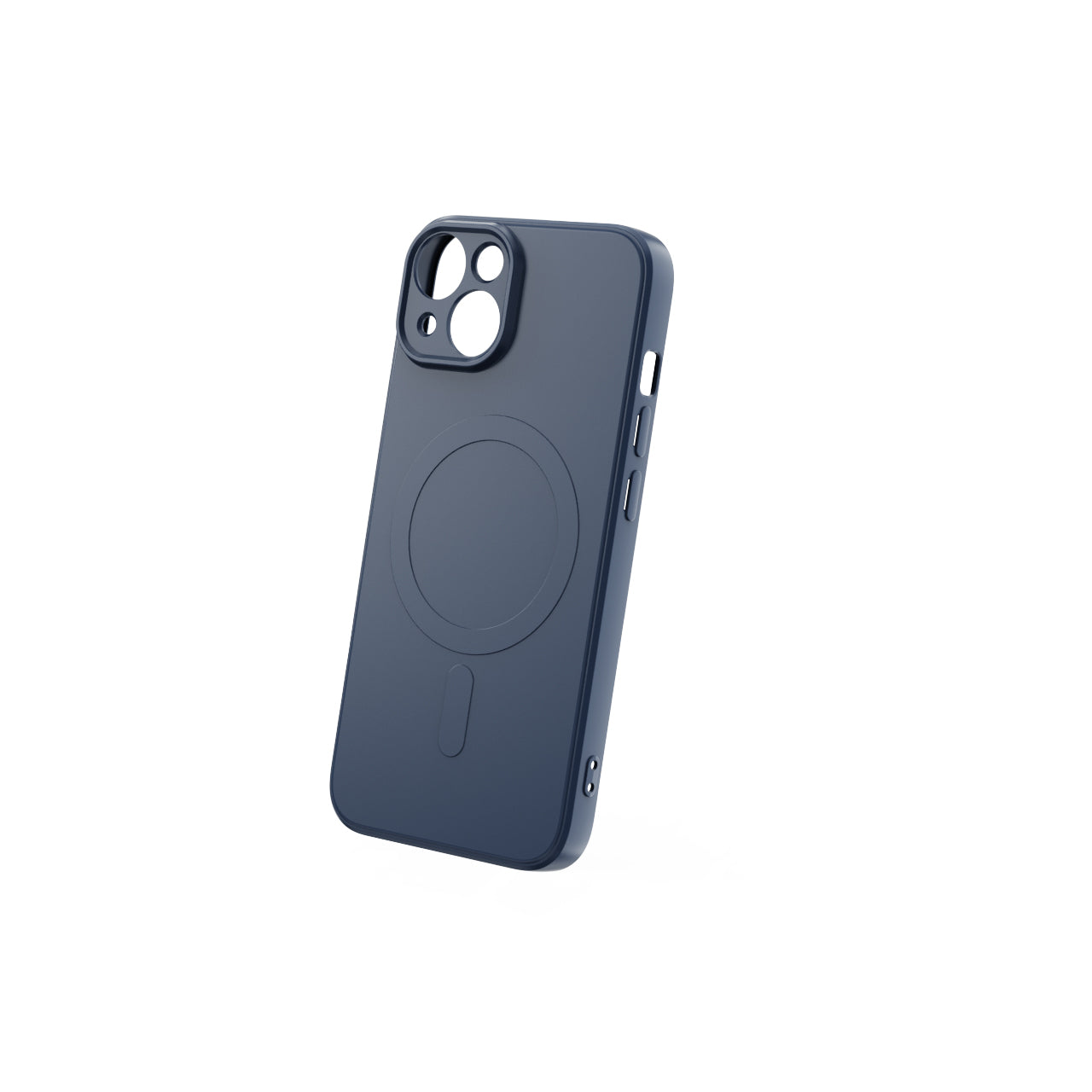 iPhone 15 Cover Simple Color Mag Navy – Blå