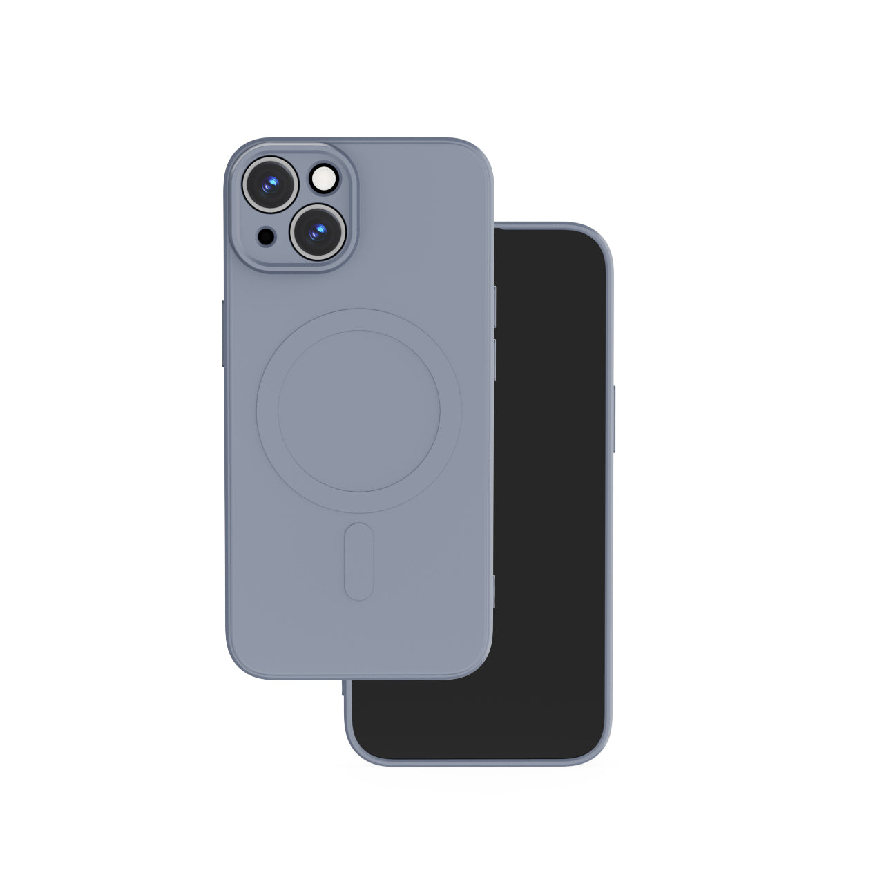 iPhone 15 Cover Simple Color Mag Simp Col Lysblå – Blå