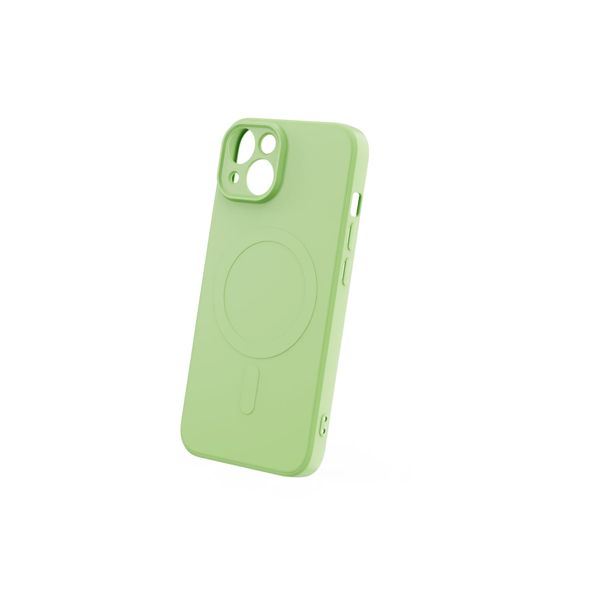 iPhone 15 Cover Simple Color Mag Lys – Grøn