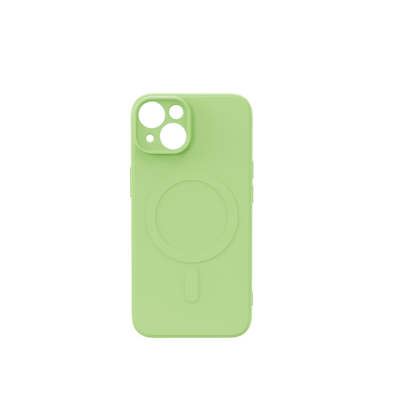 iPhone 15 Cover Simple Color Mag Lys – Grøn