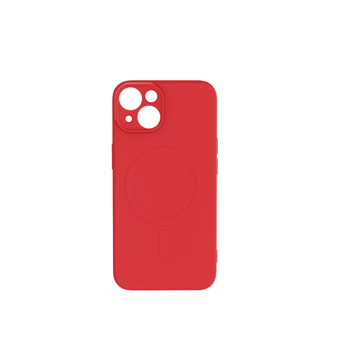 iPhone 15 Cover Simple Color Mag – Rød