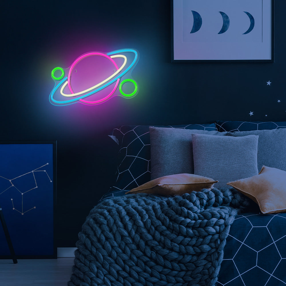 PLEXI LED Planet multicolor