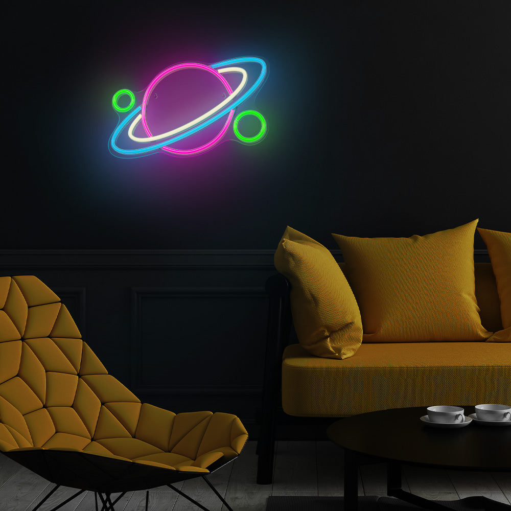 PLEXI LED Planet multicolor