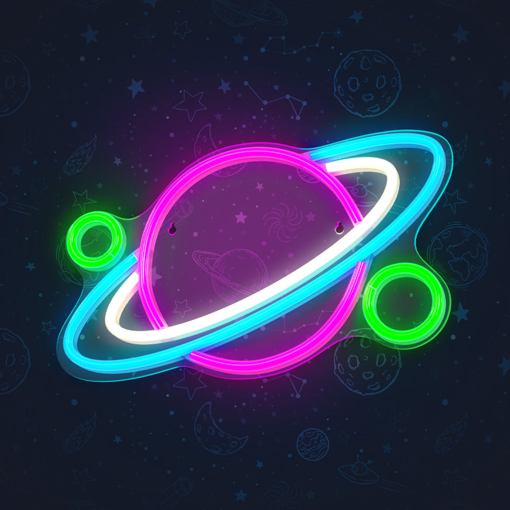 PLEXI LED Planet multicolor