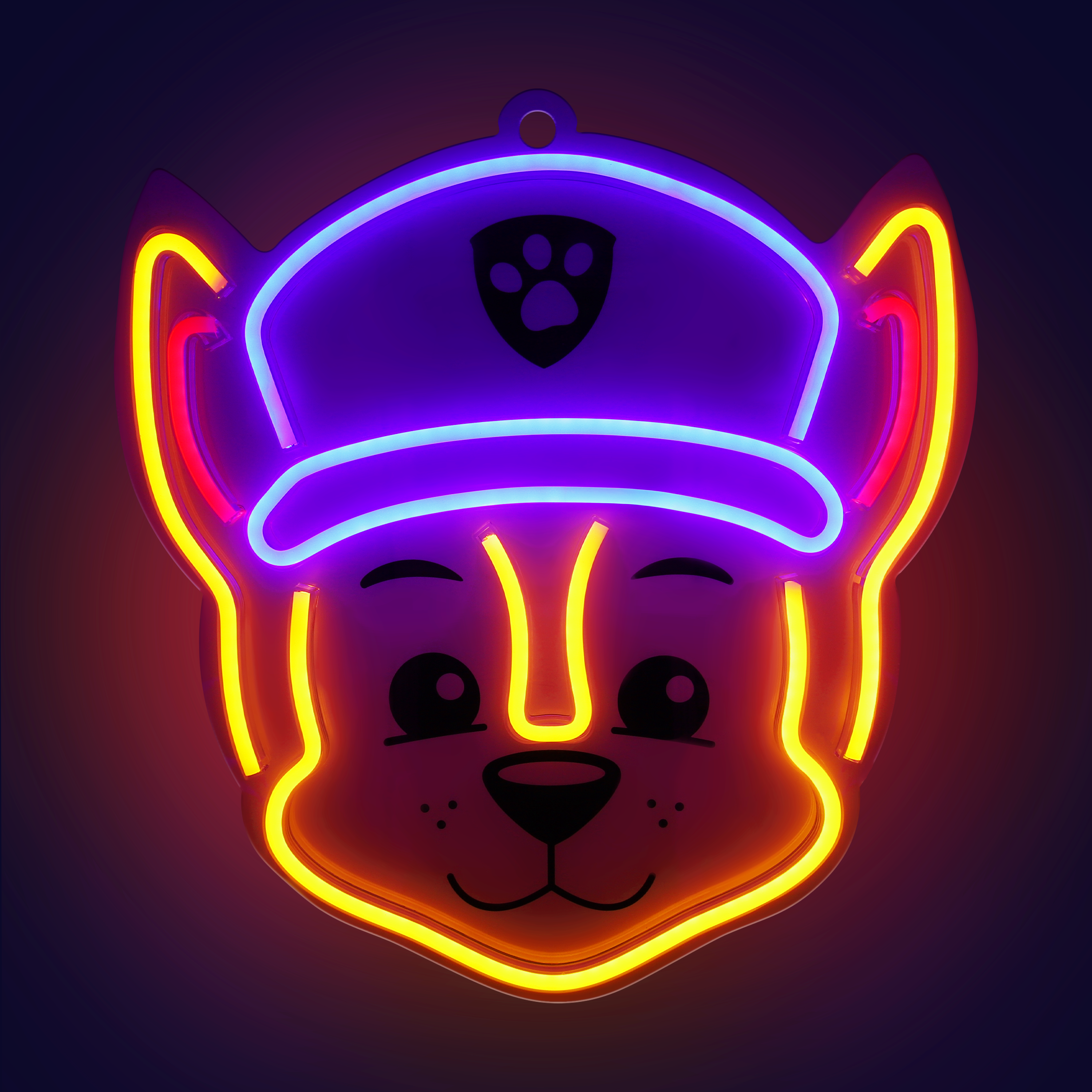 LED Hanging Neon Paw Patrol Chase