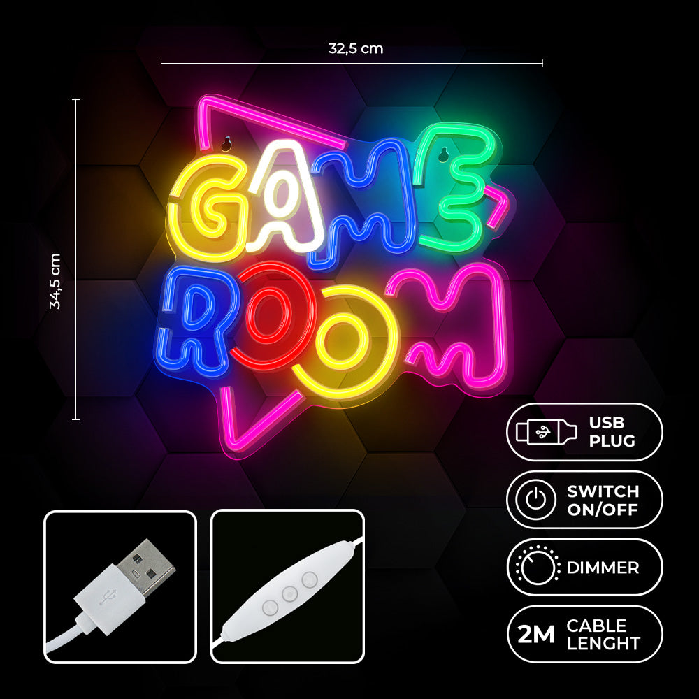 PLEXI LED Game Room Multicolor