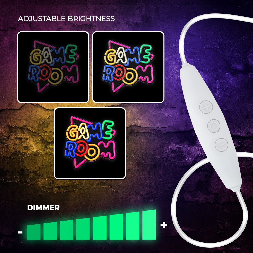 PLEXI LED Game Room Multicolor