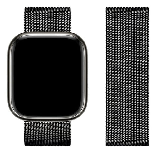 FORCELL Magnetic Stainless Steel Strap - Black - 38/40/41 mm