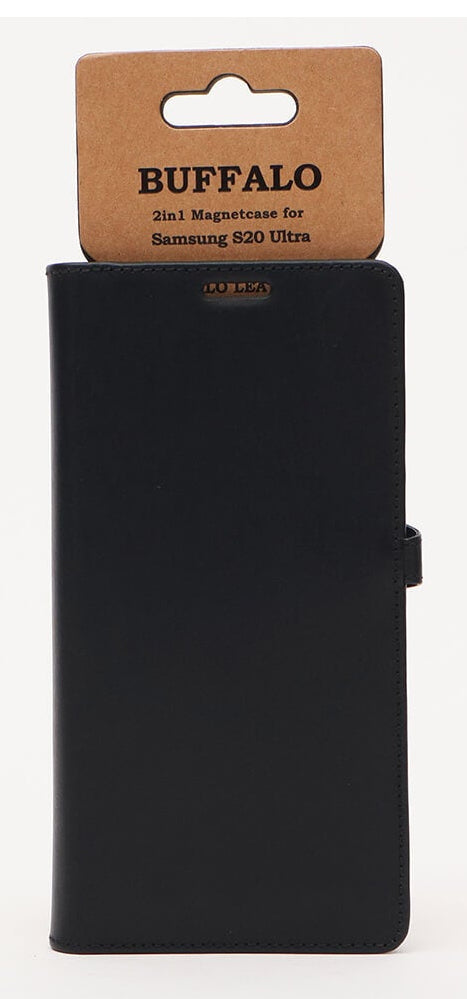 BUFFALO Wallet Sort Læder Samsung S20 Ultra - billede 2