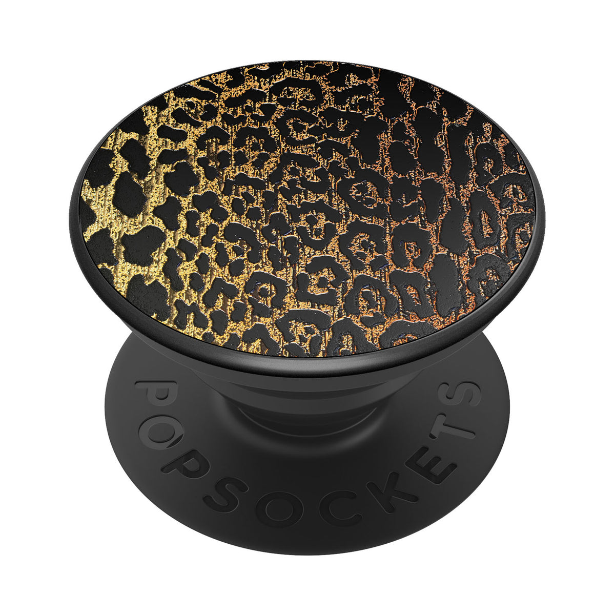 POPSOCKETS Embossed Metal Leopard Aftageligt Greb m. Standerfunktion LUXE