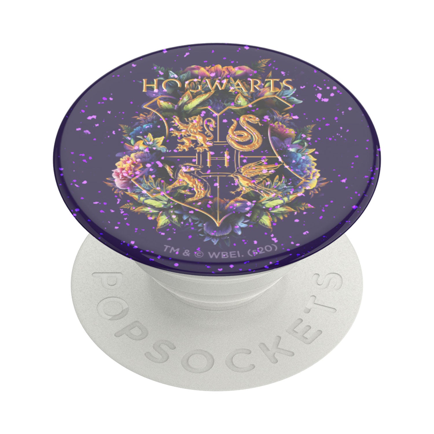 POPSOCKETS PopGrip Licensed Glitter Hogwarts Floral