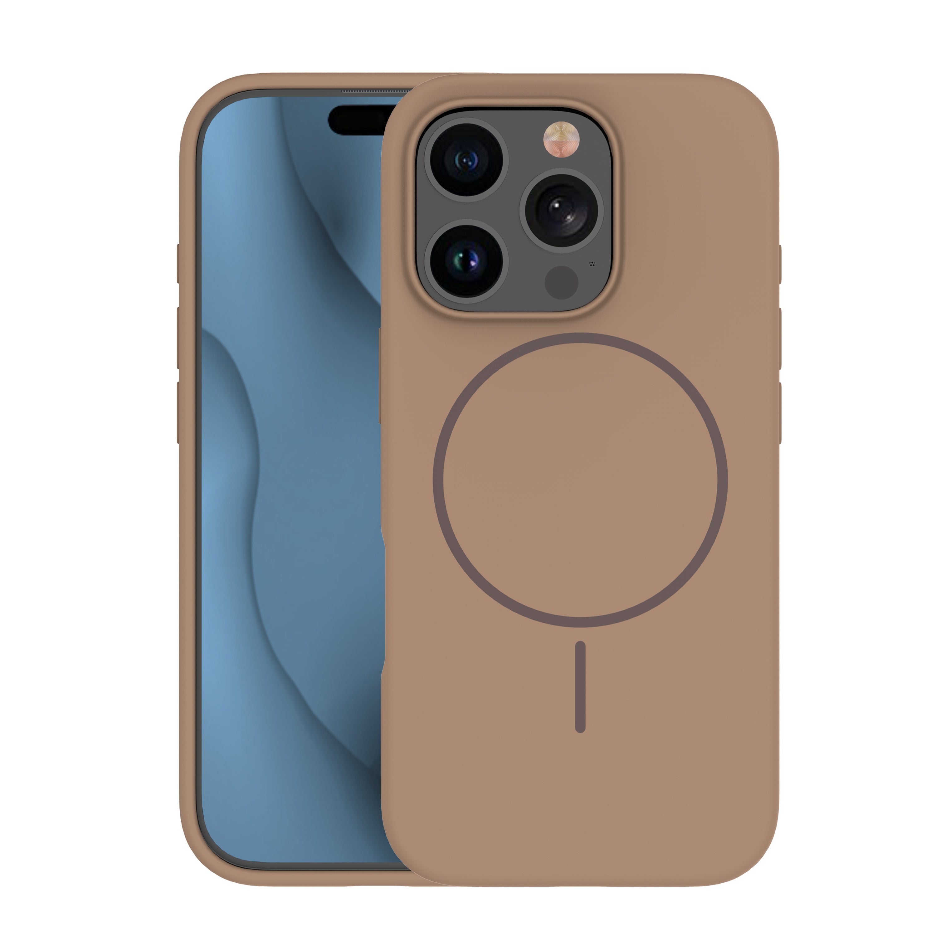 iPhone 16 Pro Thin Magcase Brun