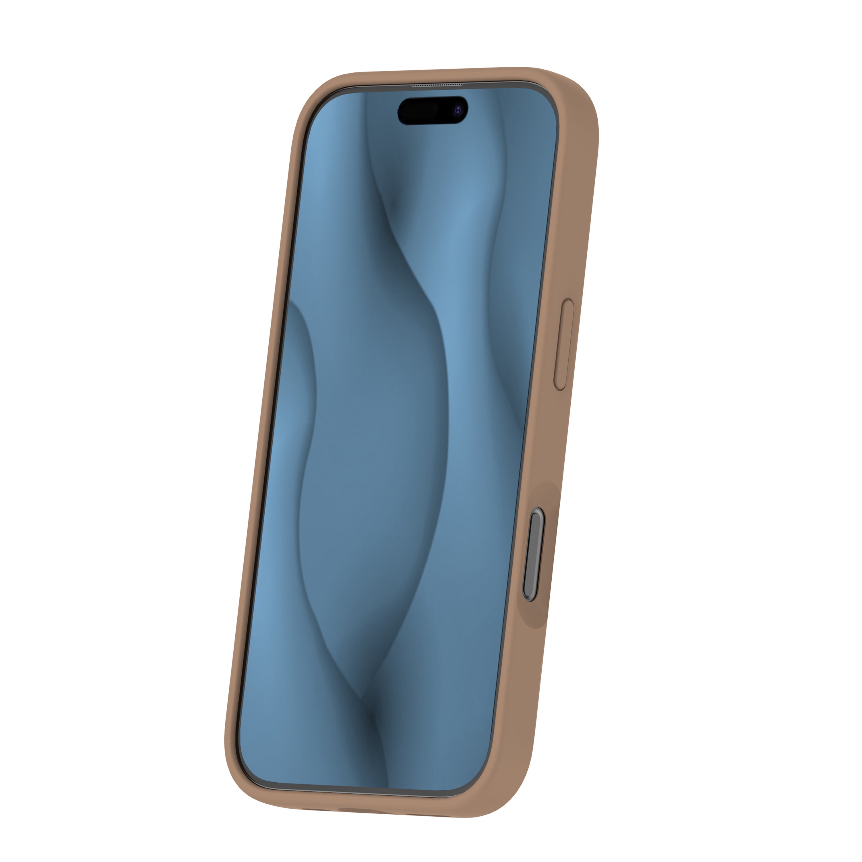 iPhone 16e / 17e Silicone MagSafe Cover Thin Mag – Brun