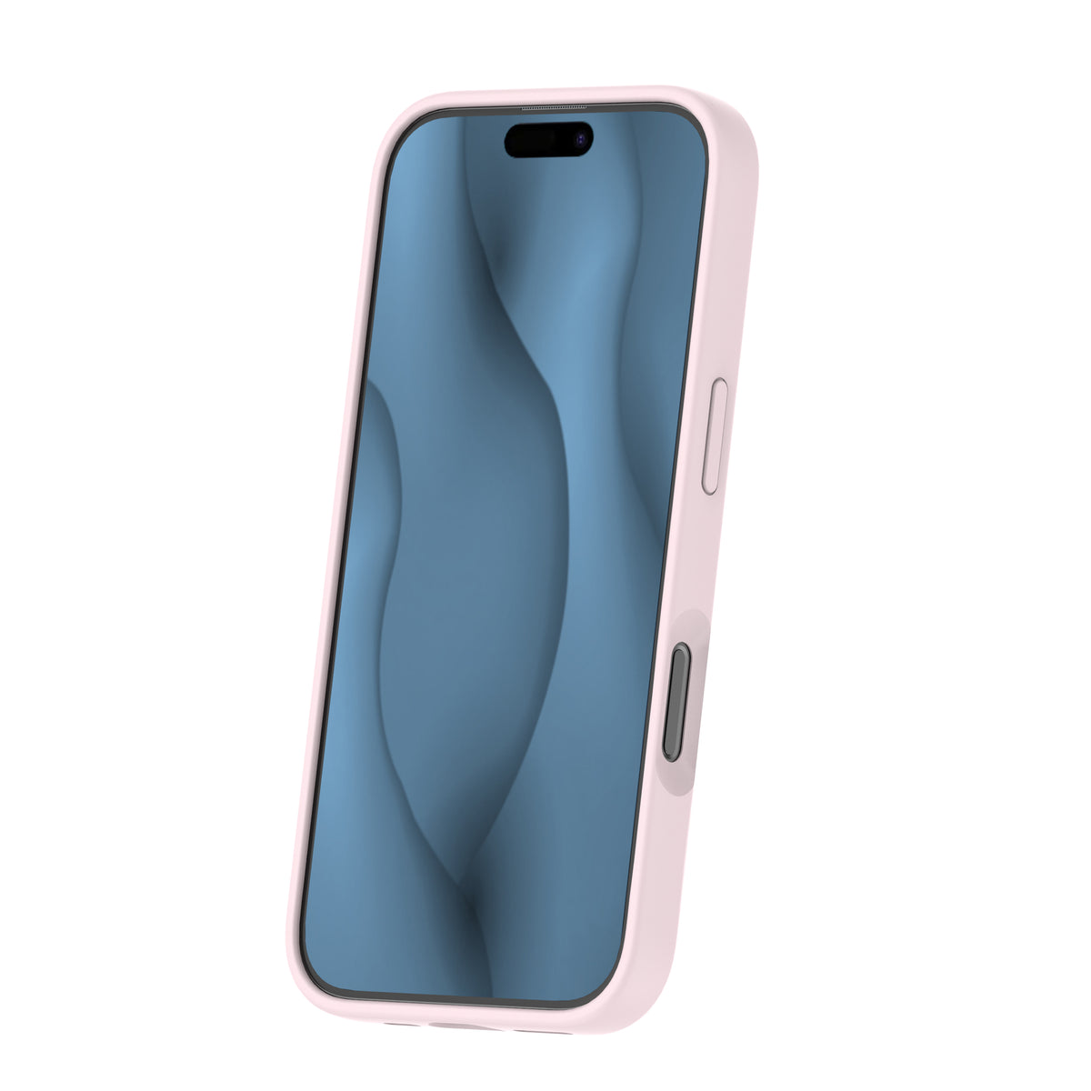 iPhone 15 pro Silicone MagSafe Cover Smart Thin Mag Thin Magcase Lys – Pink