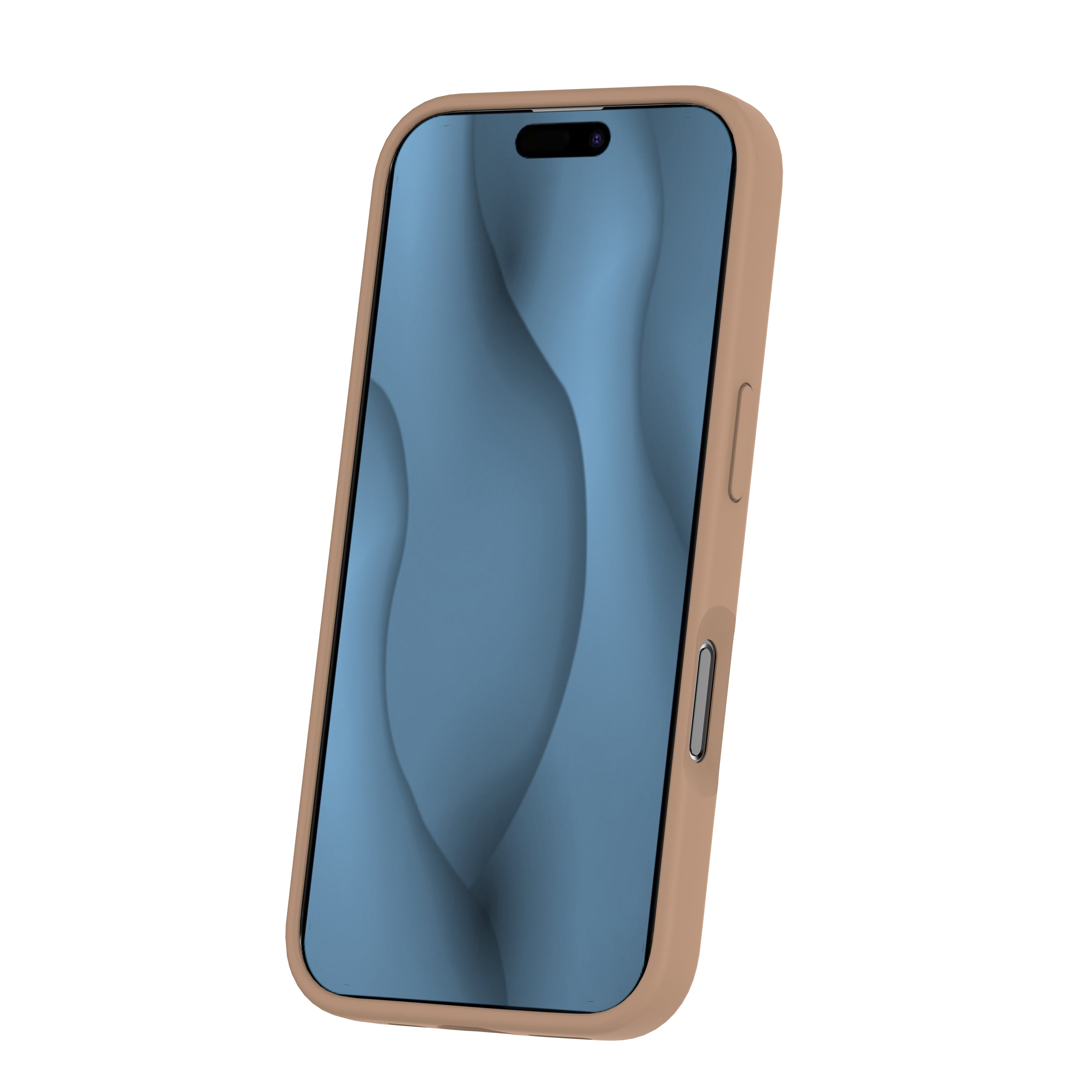iPhone 16 Plus Silicone MagSafe Cover Smart Thin Mag Thin Magcase – Brun