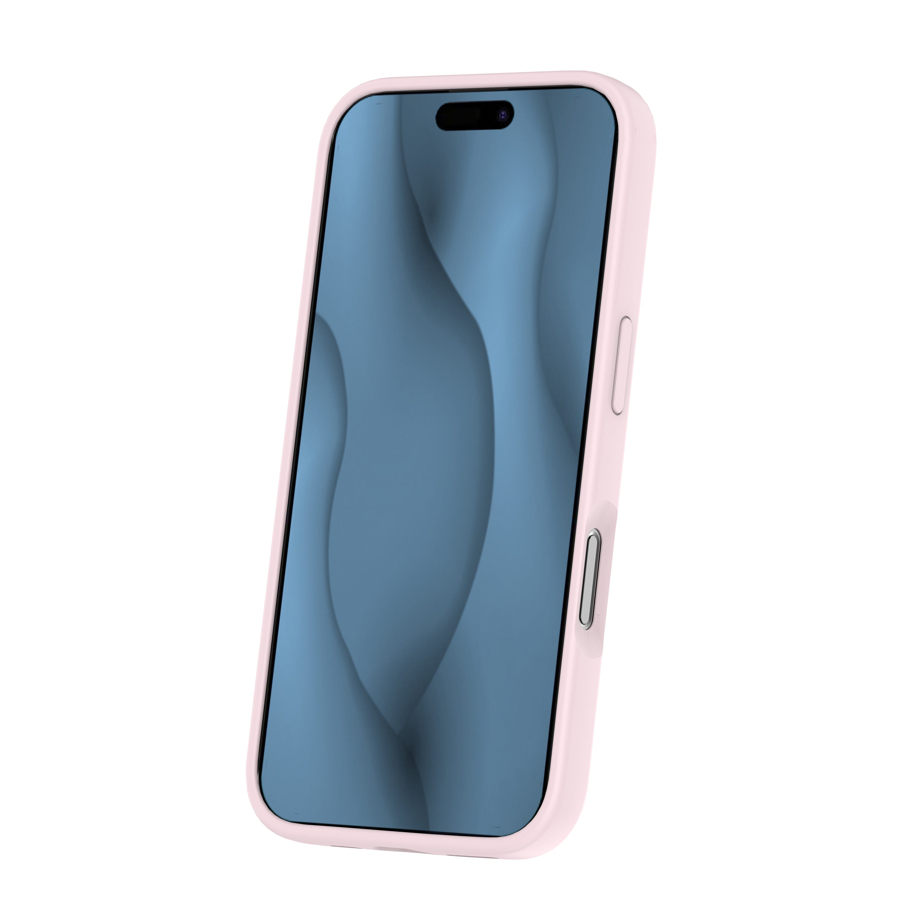 iPhone 16 Plus Silicone MagSafe Cover Smart Thin Mag Thin Magcase Lys – Pink