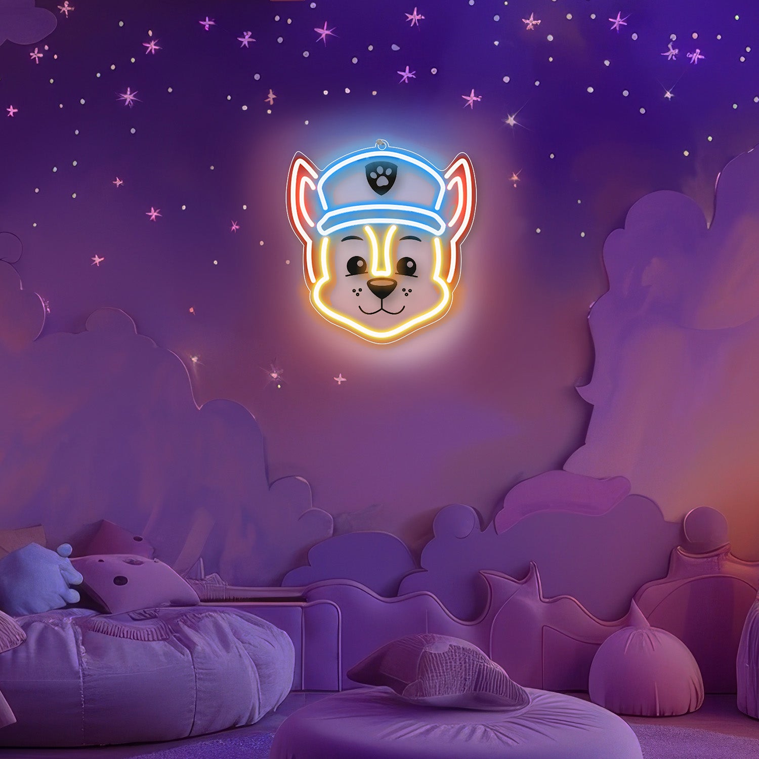 LED Hanging Neon Paw Patrol Chase