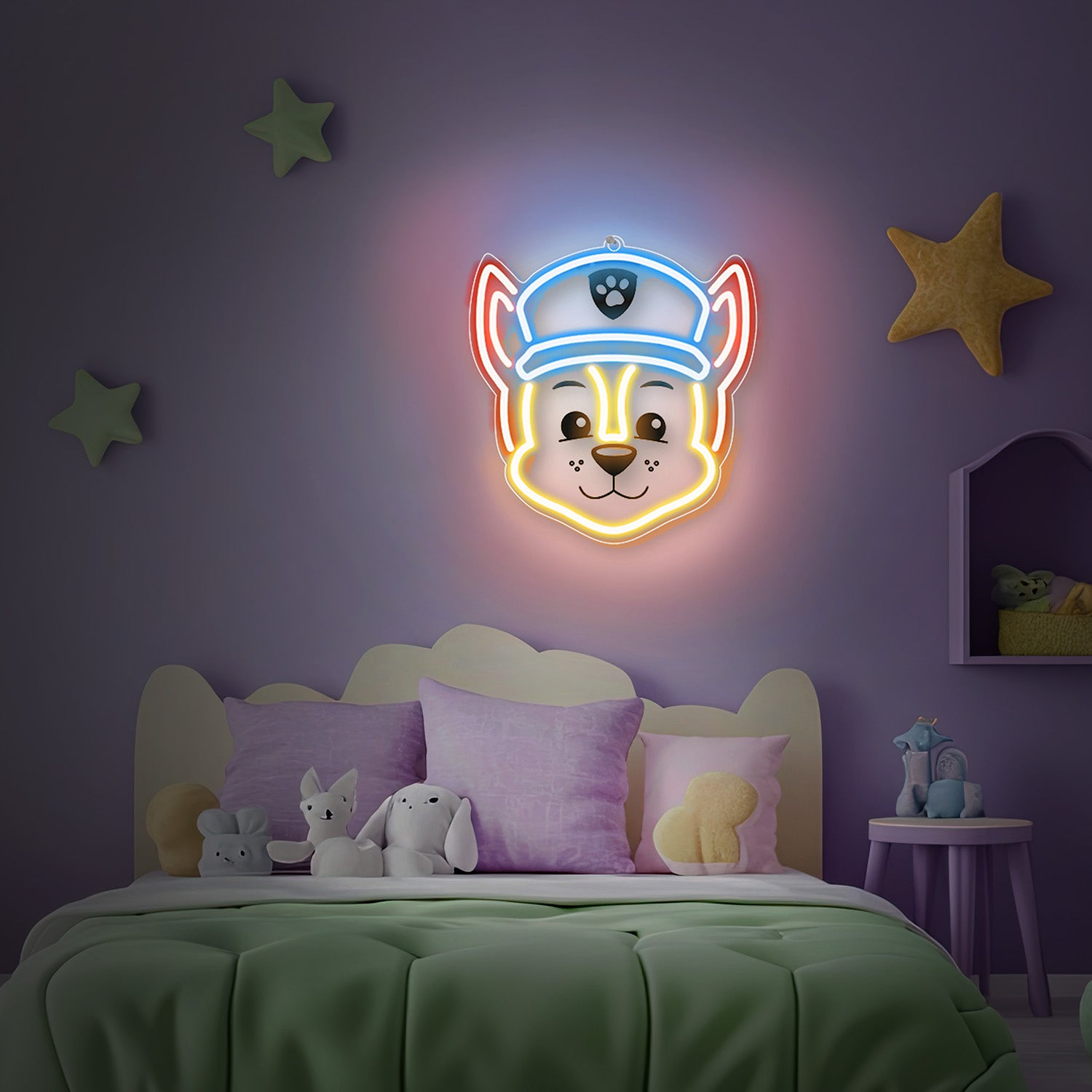 LED Hanging Neon Paw Patrol Chase