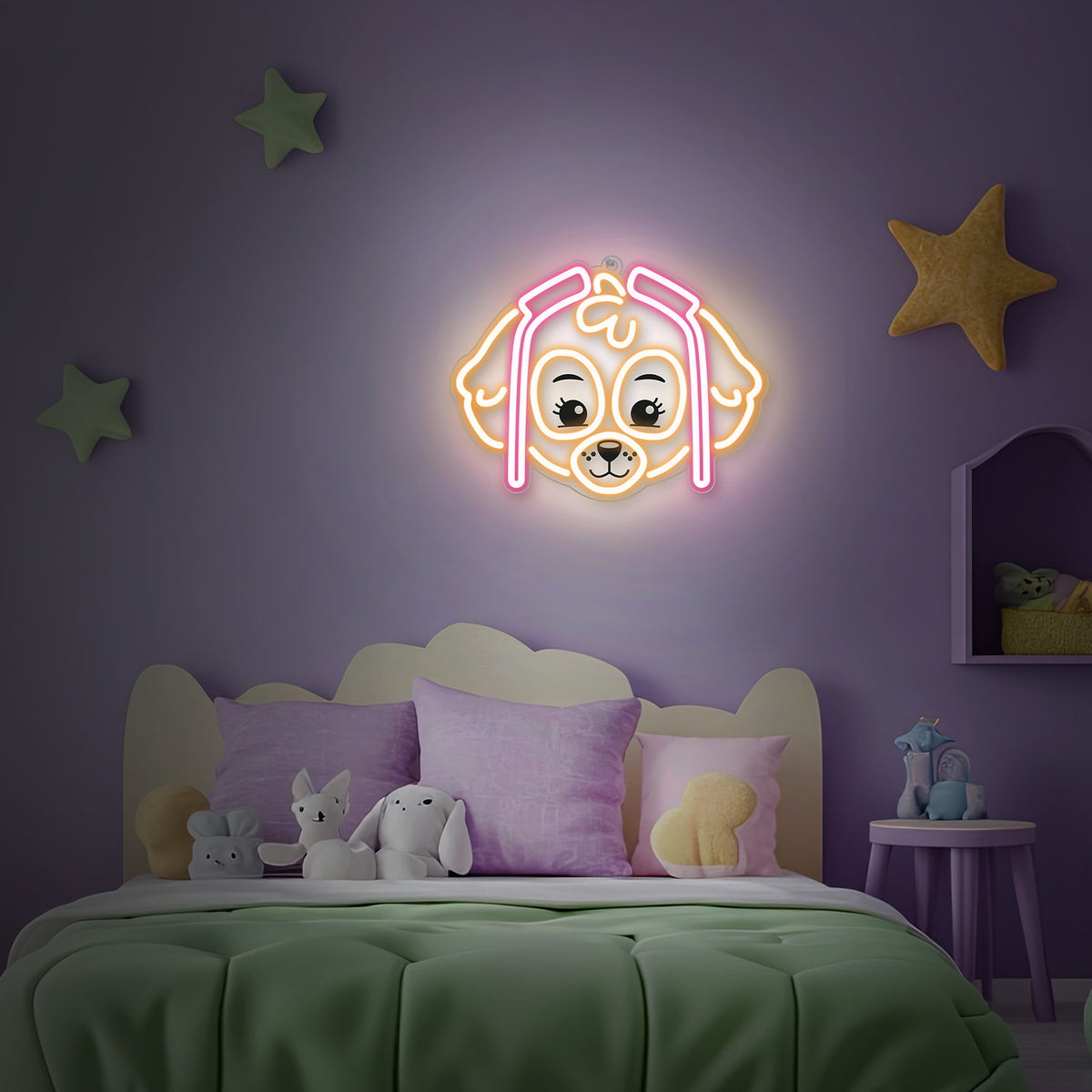 LED Neon Paw Patrol - Sky