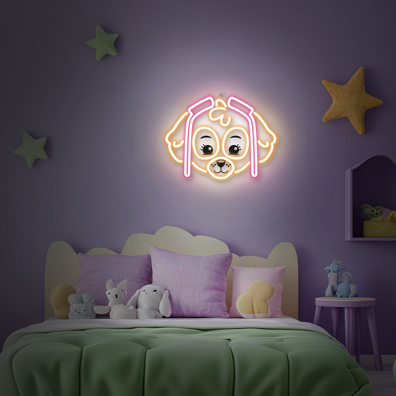 LED Neon Paw Patrol - Sky