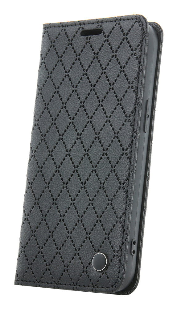 iPhone 17 Pro Læder Wallet Flip Cover Smart Caro – Sort