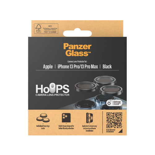 PanzerGlass Hoops Rings for iPhone 13 Pro/13 Pro Max Black