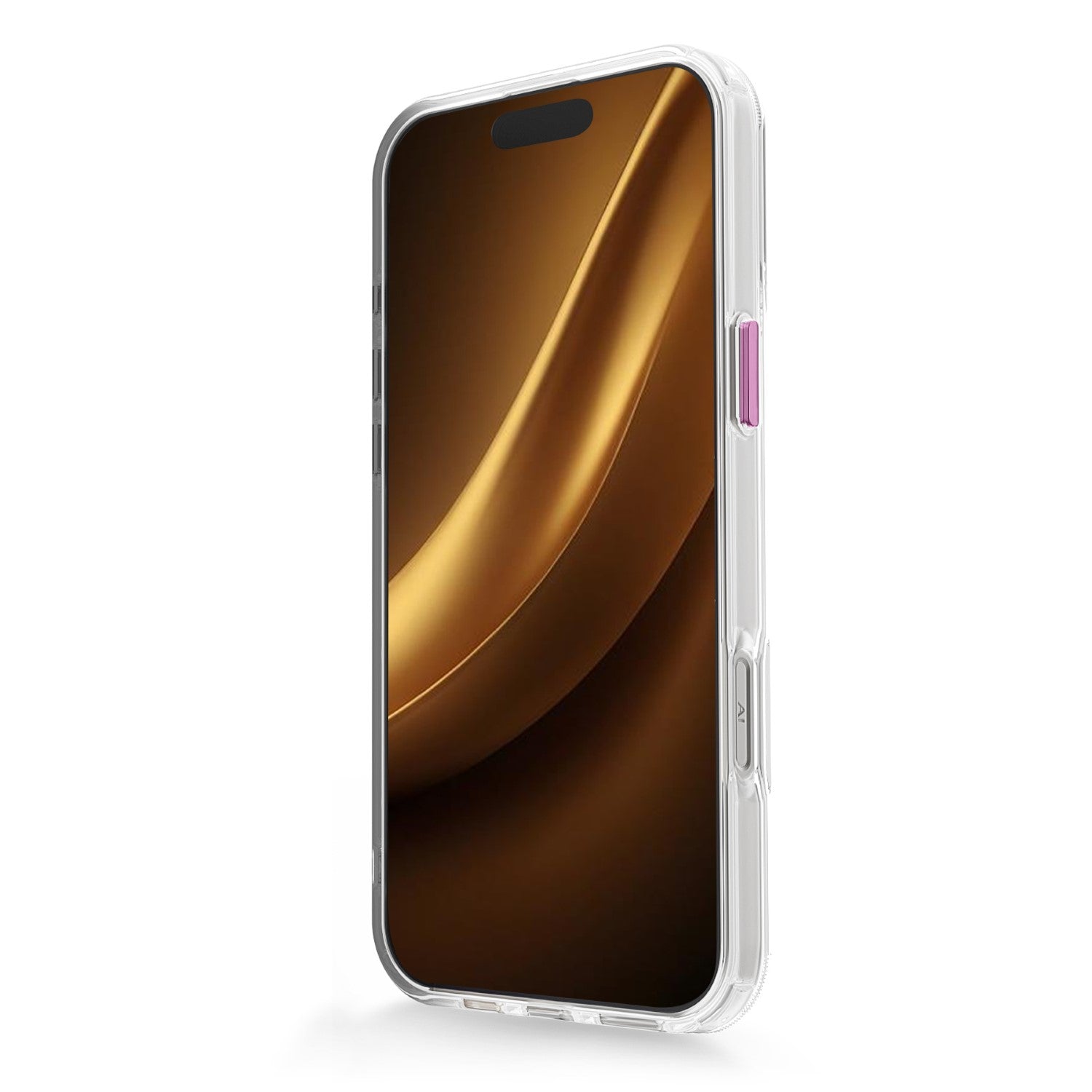 iPhone 17 Clear Thin Mag Transparent Pink MagSafe