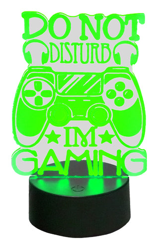3D LED Lampe - Don't Disturb