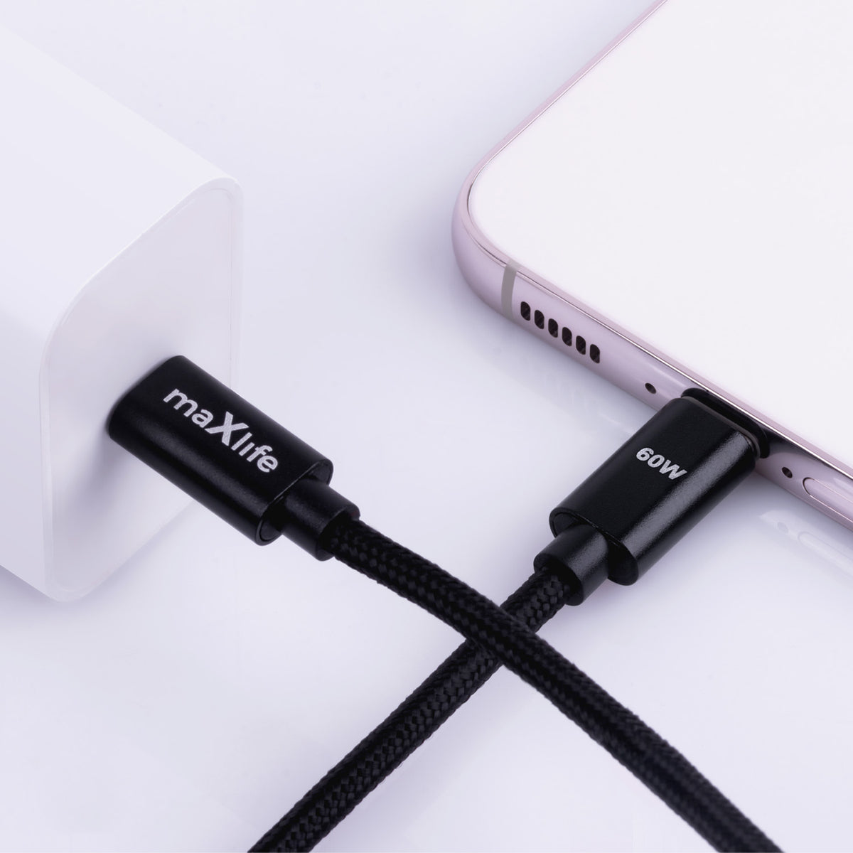 MaXlife Kabel USBC/USBC 2.mtr 60W
