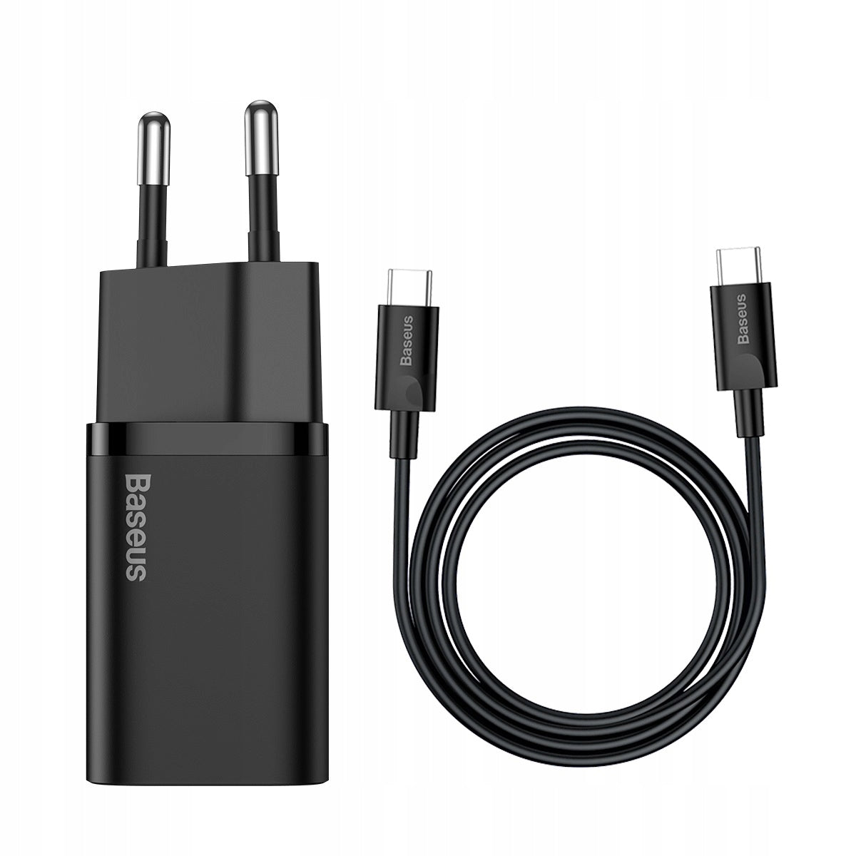 25W Lader USBC/USBC 1m Sort