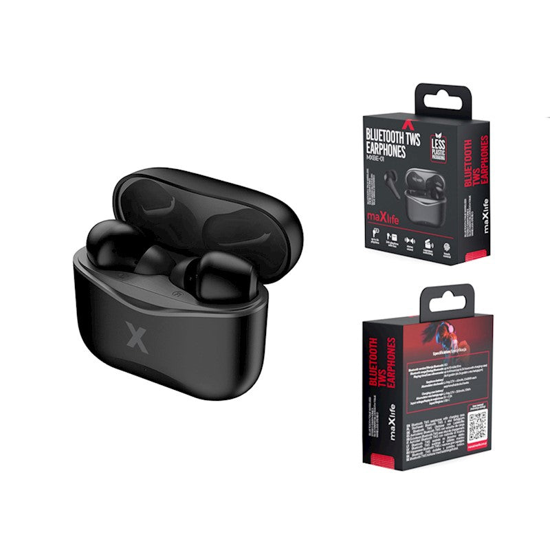 Maxlife Bluetooth earphones TWS MXBE-01 black - billede 8