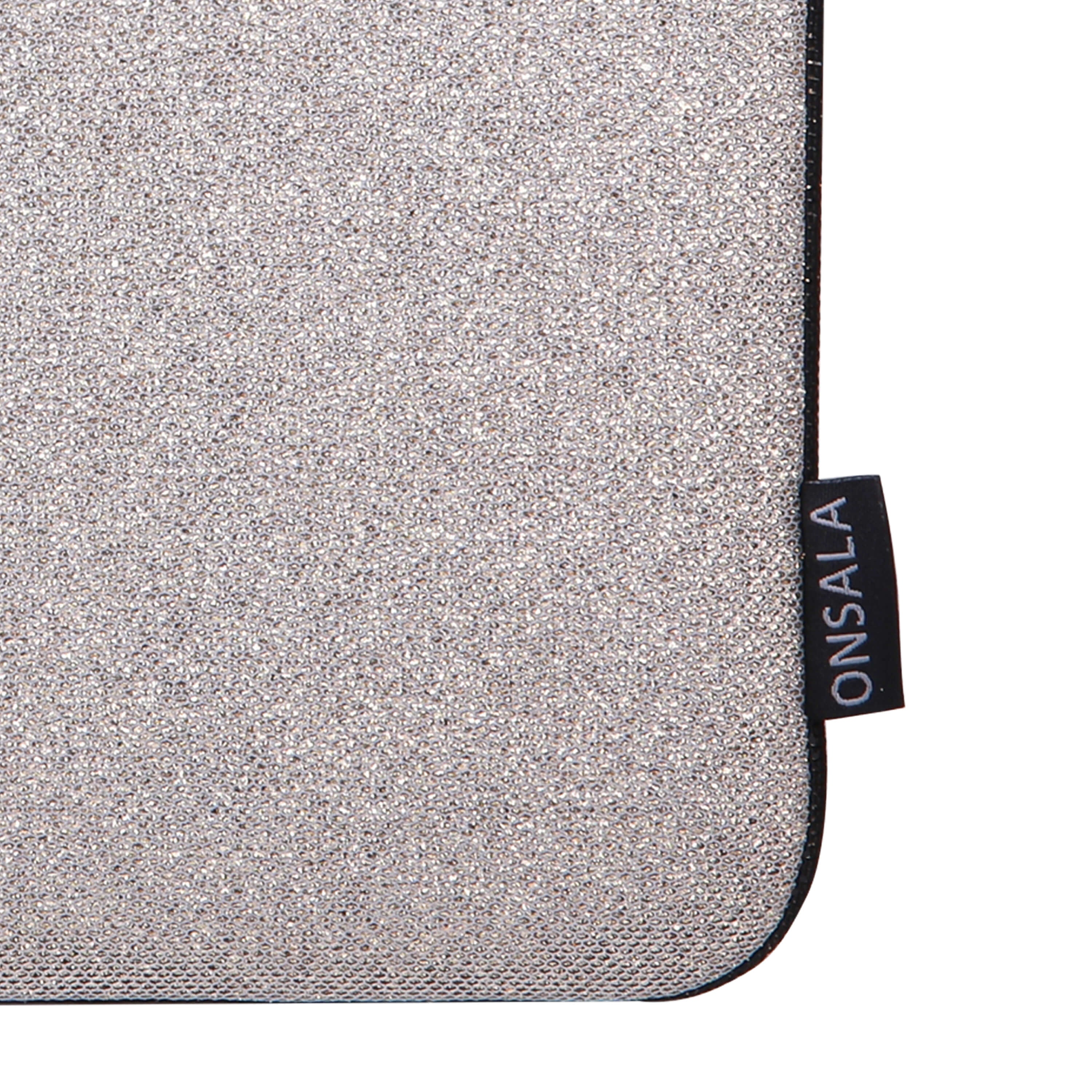 ONSALA Sleeve Glitter 13/14" Sølv - EOL - billede 5