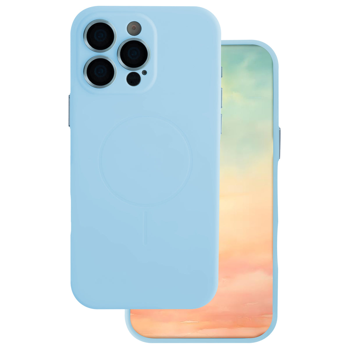 iPhone 15 Pro MagSafe Cover Ultra Trendy Vivid Thin Mag Vivid Thin – Blå
